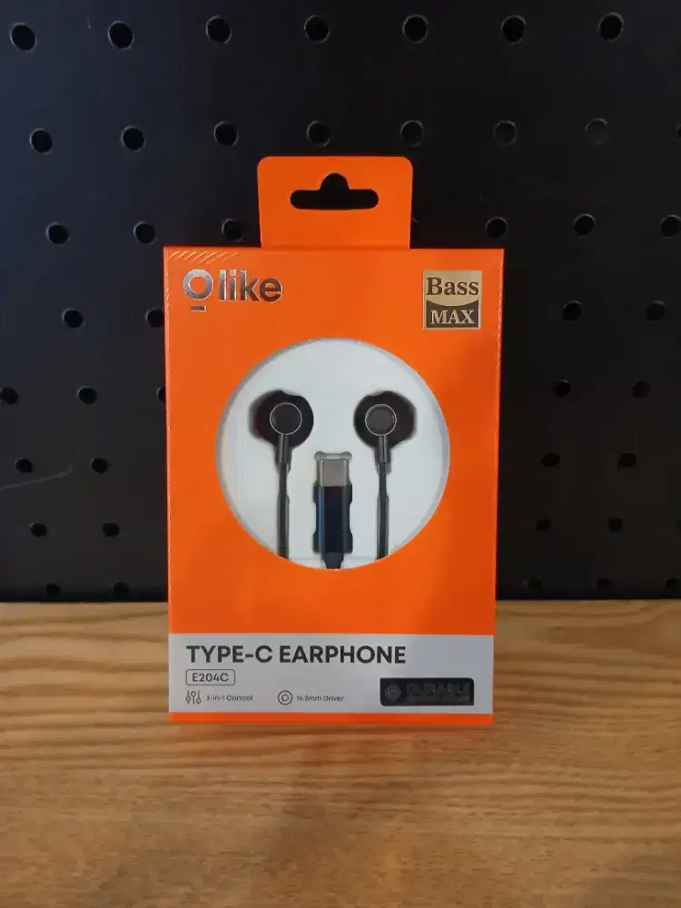 Olike E204C Wired Earphone Headset Kabel 120cm USB TYPE C