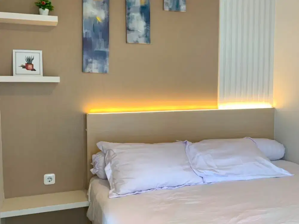 Apartemen Amor Tipe 2BR Furnished Lengkap Mewah Terhubung Dengan Mall dan Lokasi Strategis
