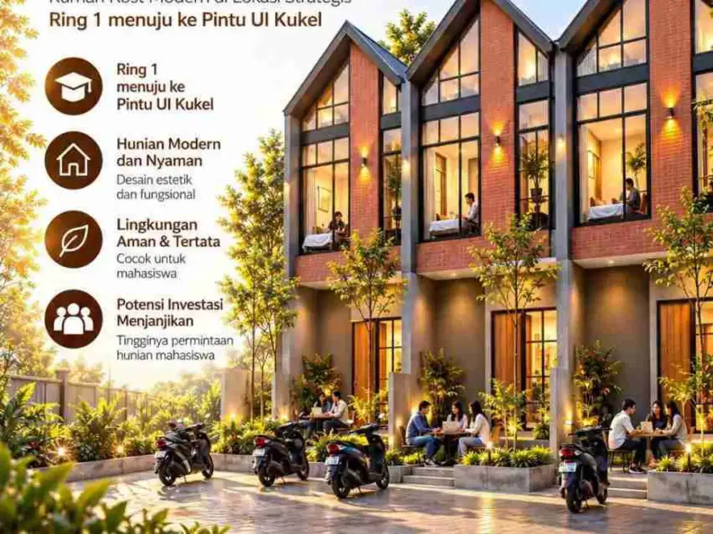 Rumah kost FULL FURNISHED DEKAT KAMPUS UI