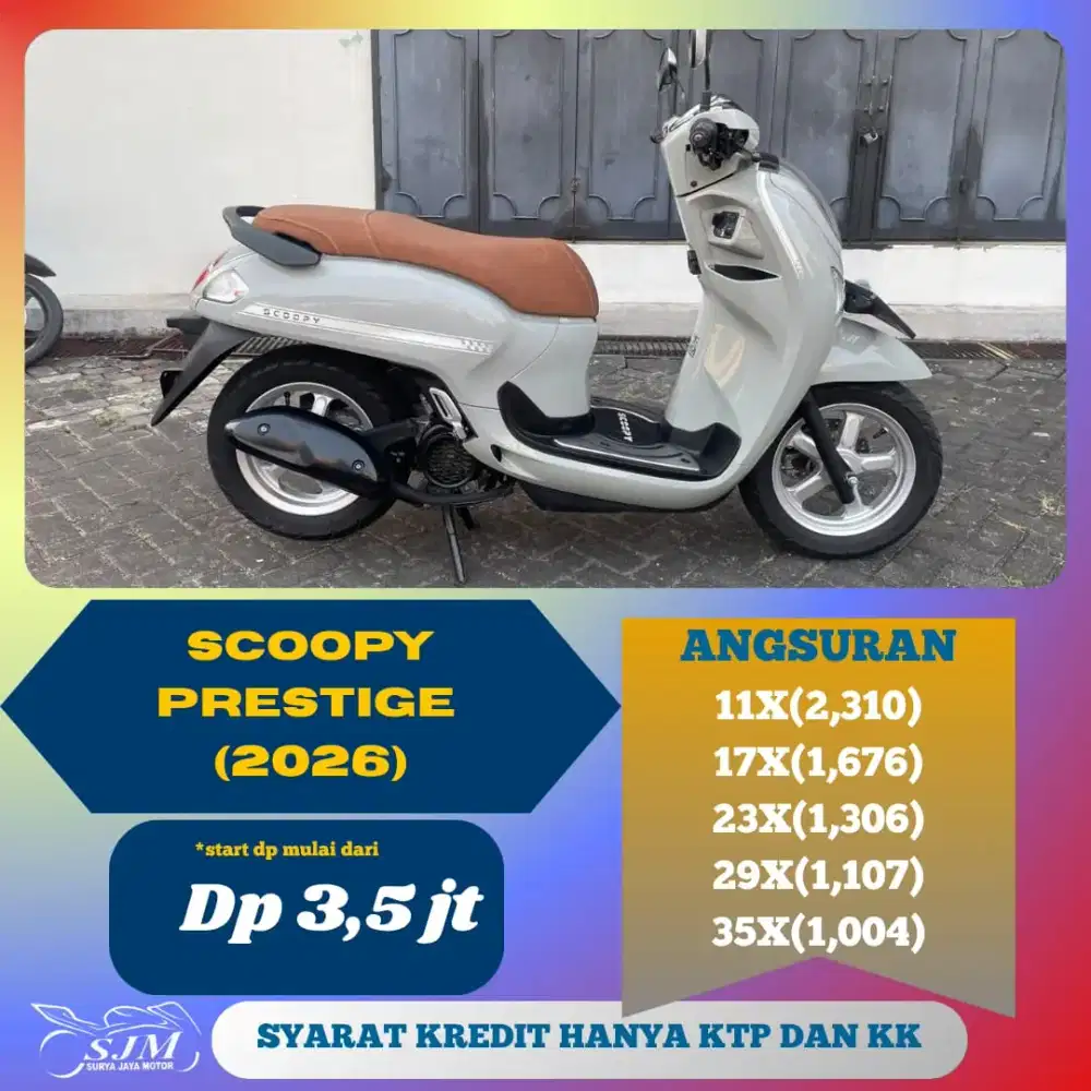 HONDA SCOOPY PRESTIGE 2026 PAJAK PANJANG