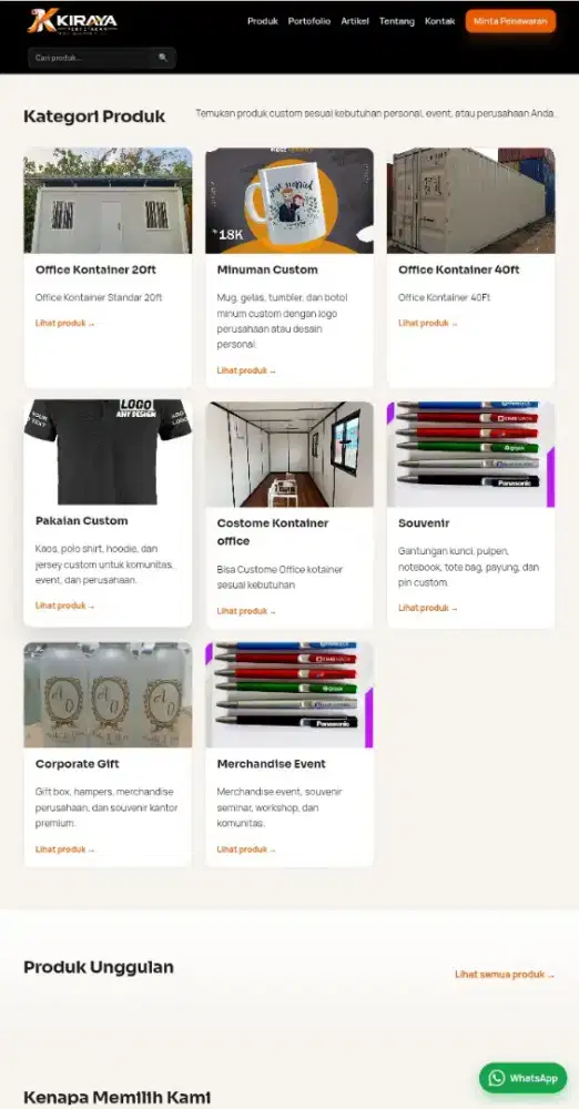 JASA PEMBUATAN WEBSITE PROFESIONAL – MULAI Rp500.000