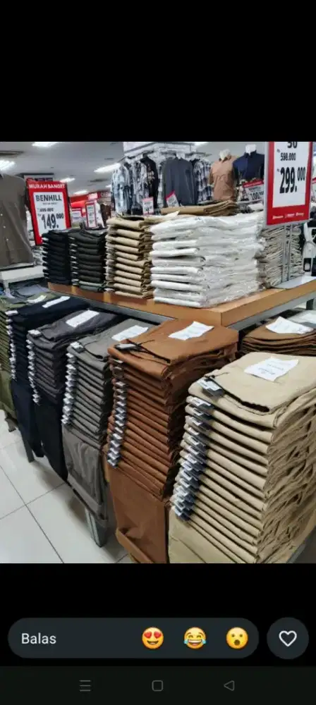 Celana chinos premium benhhil harga dibawah harga mall