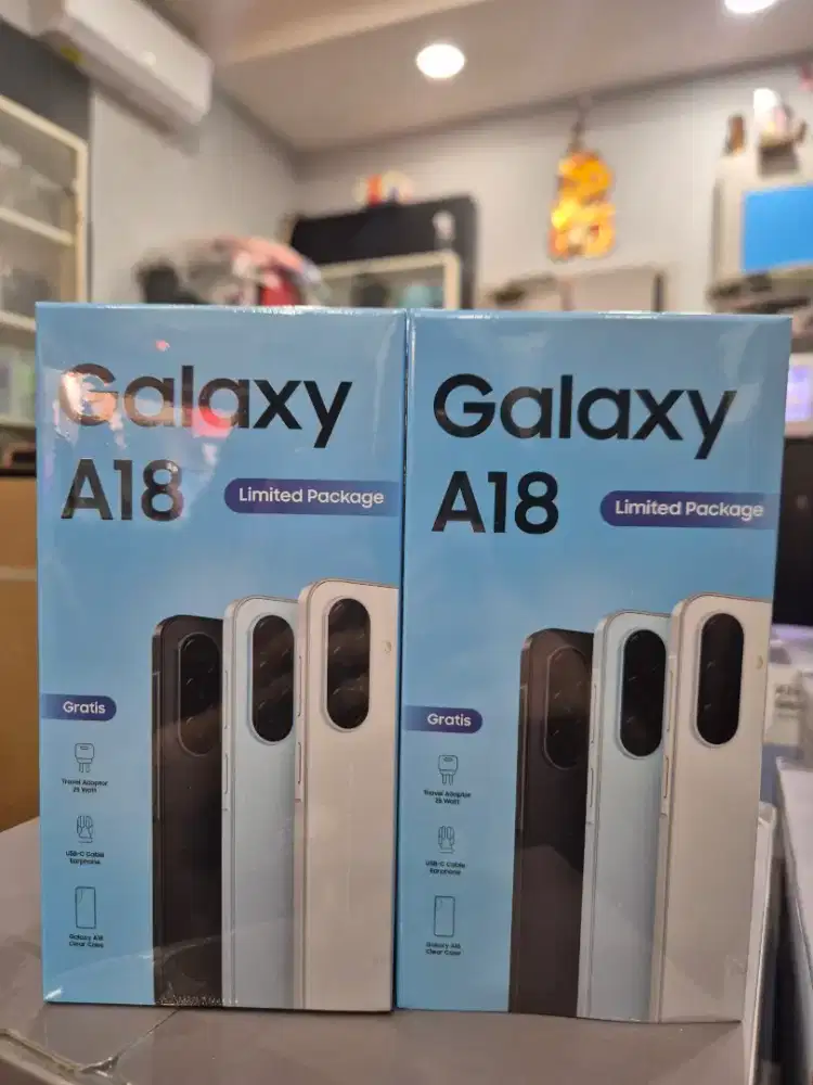 New samsung A18 lte ram 8+8/128 garansi sein
