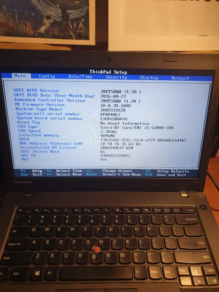 Laptop ThinkPad L450