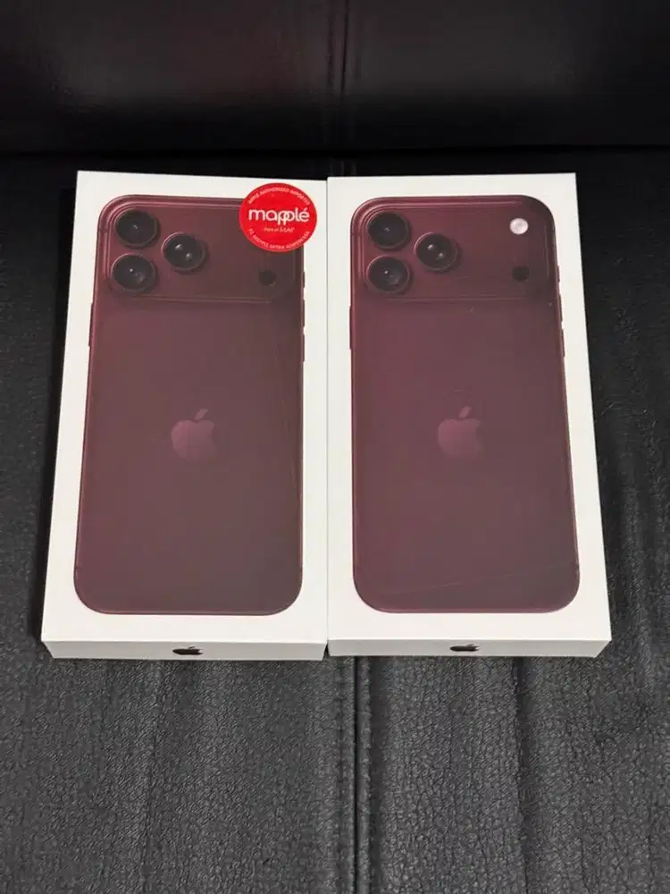 Iphone 18 promax 512gb burgundy garansi resmi segel