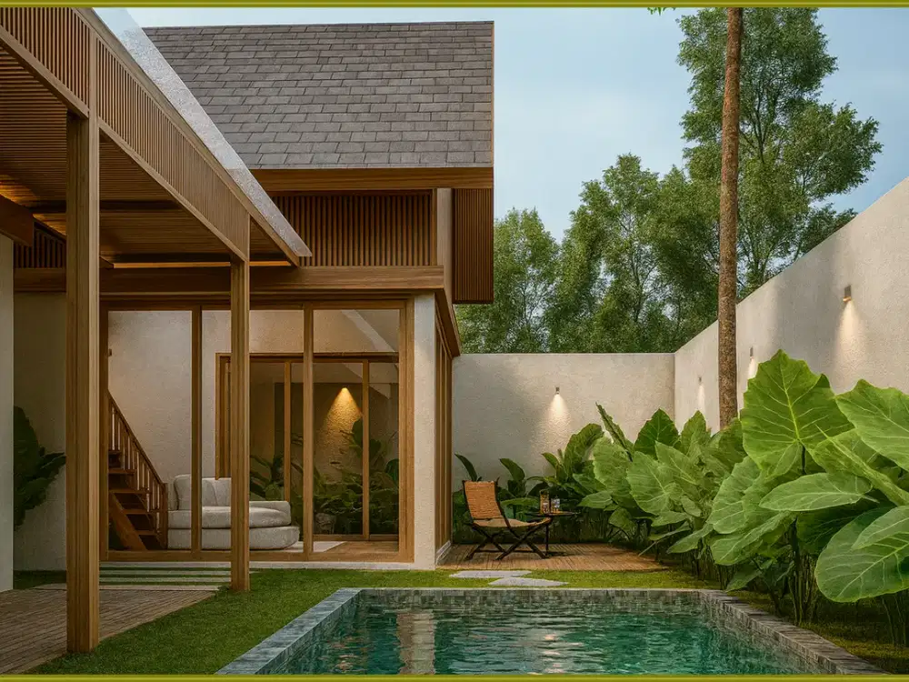Jual Villa Kayu Merbau Jogja, Jl.Kaliurang View Merapi