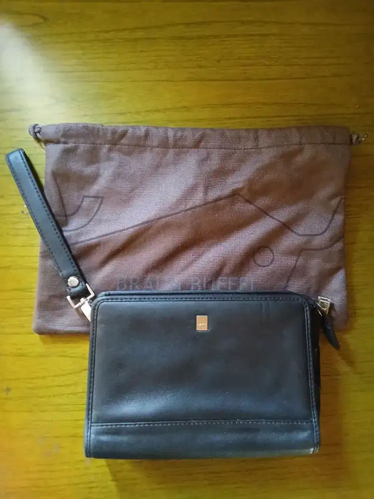 Clutch Braun Buffel Original - Tas Tangan Braun Buffel Kulit Asli