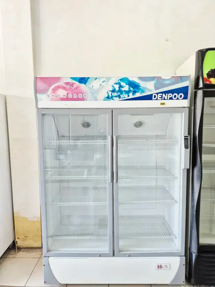 SHOWCASE DENPOO 1000L ORI SIAP PAKAI