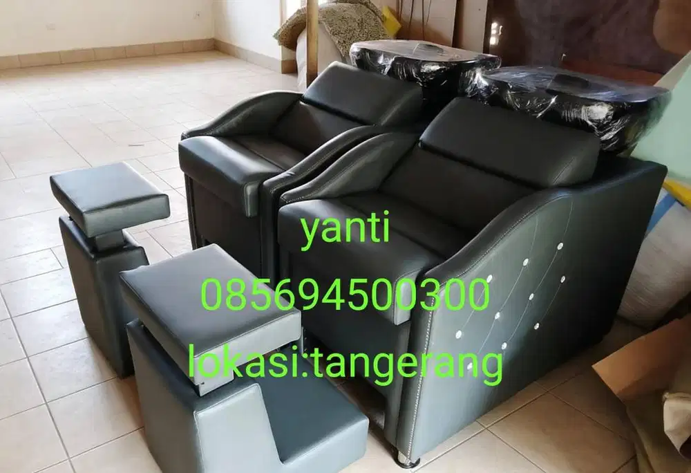 kursi keramas harga pabrik,bangku cuci rambut atau spa,sofa keramas