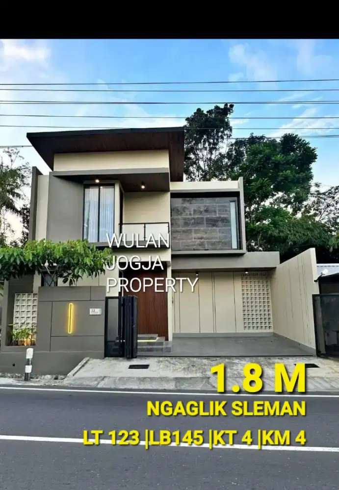 Dijual Rumah Baru Modern Minimalis Full Furnished Di Sleman Yogyakarta
