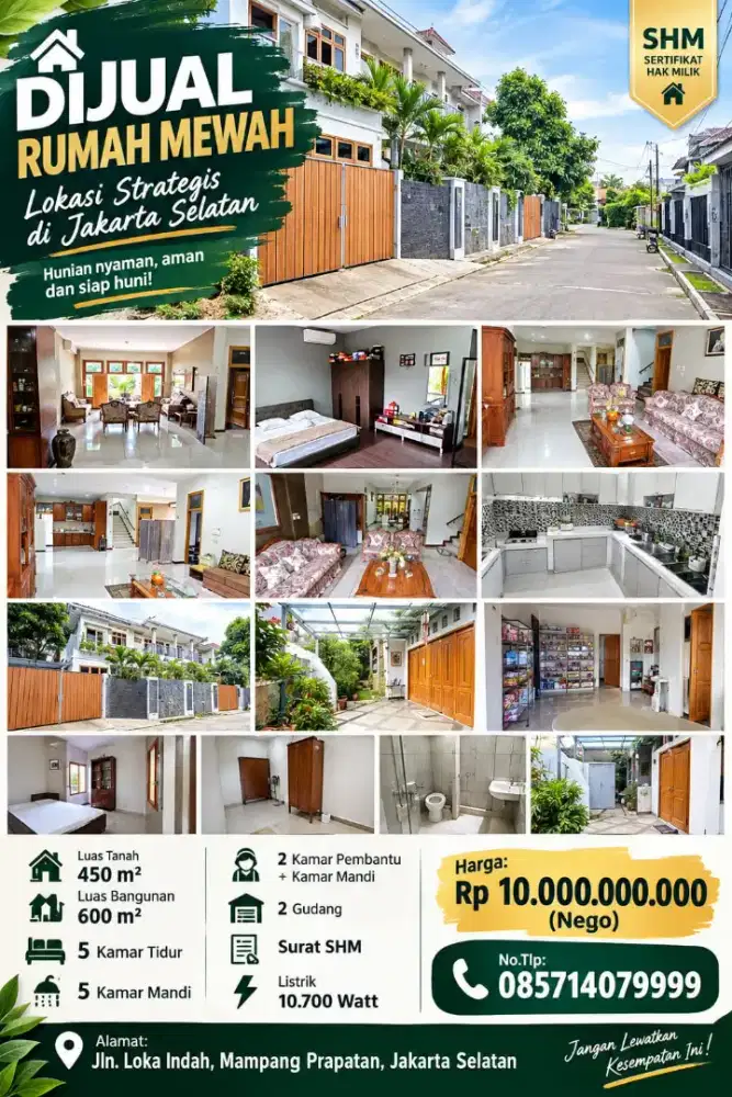 Jual rumah mewah