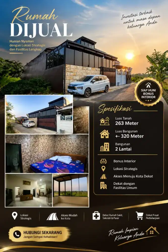 JUAL RUMAH SIAP HUNI