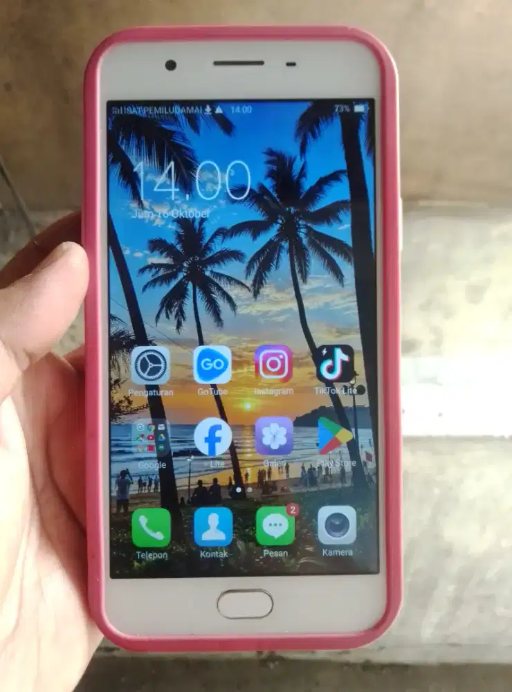 Oppo F1s 4G 3/32 layat 5.5 inchi mulus gold