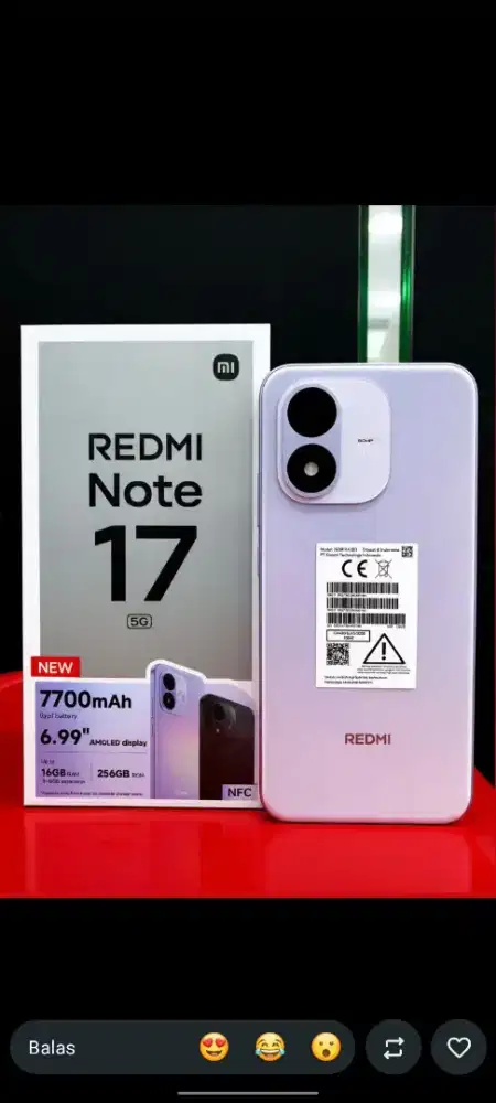 Redmi Note 17 5G Ram 6+6/128GB