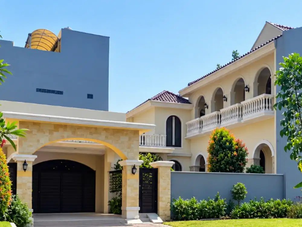 Rumah Pakuwon City Mewah Spanish Style Villa Riviera