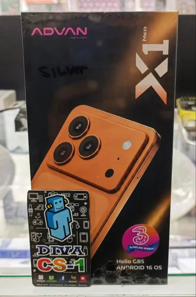 Advan X1 Neo NFC Ram 4/64Gb Gaming Helio G85 Android 16 Bdg Antapani
