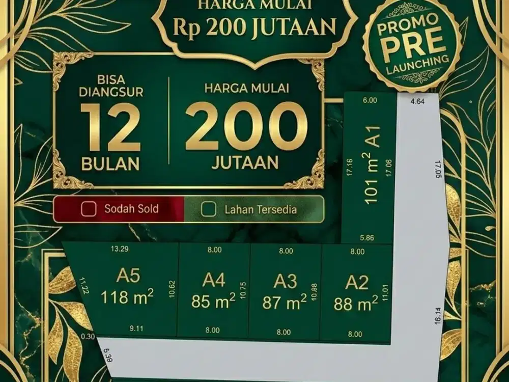 Green Cileunyi Asri – Kavling SHM 200 Jutaan