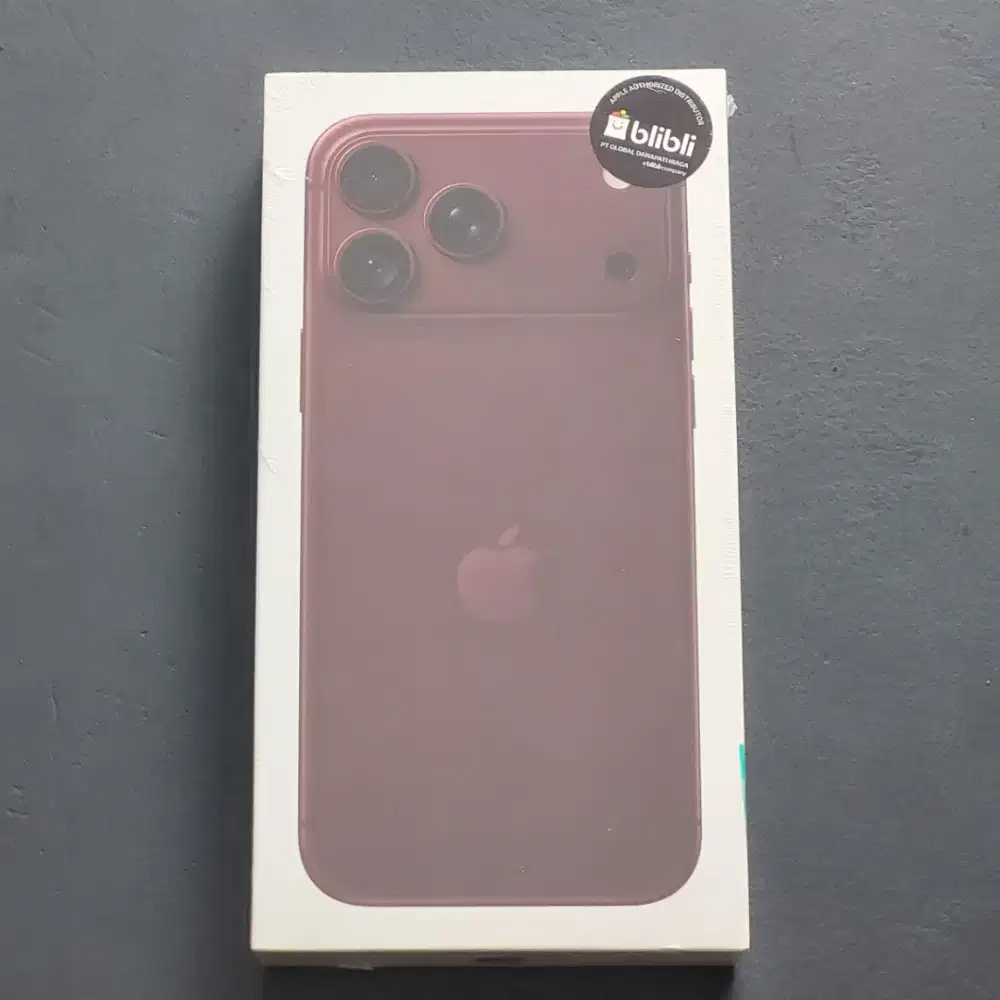 IPHONE 18 PRO MAX 512GB BURGUNDY GARANSI RESMI