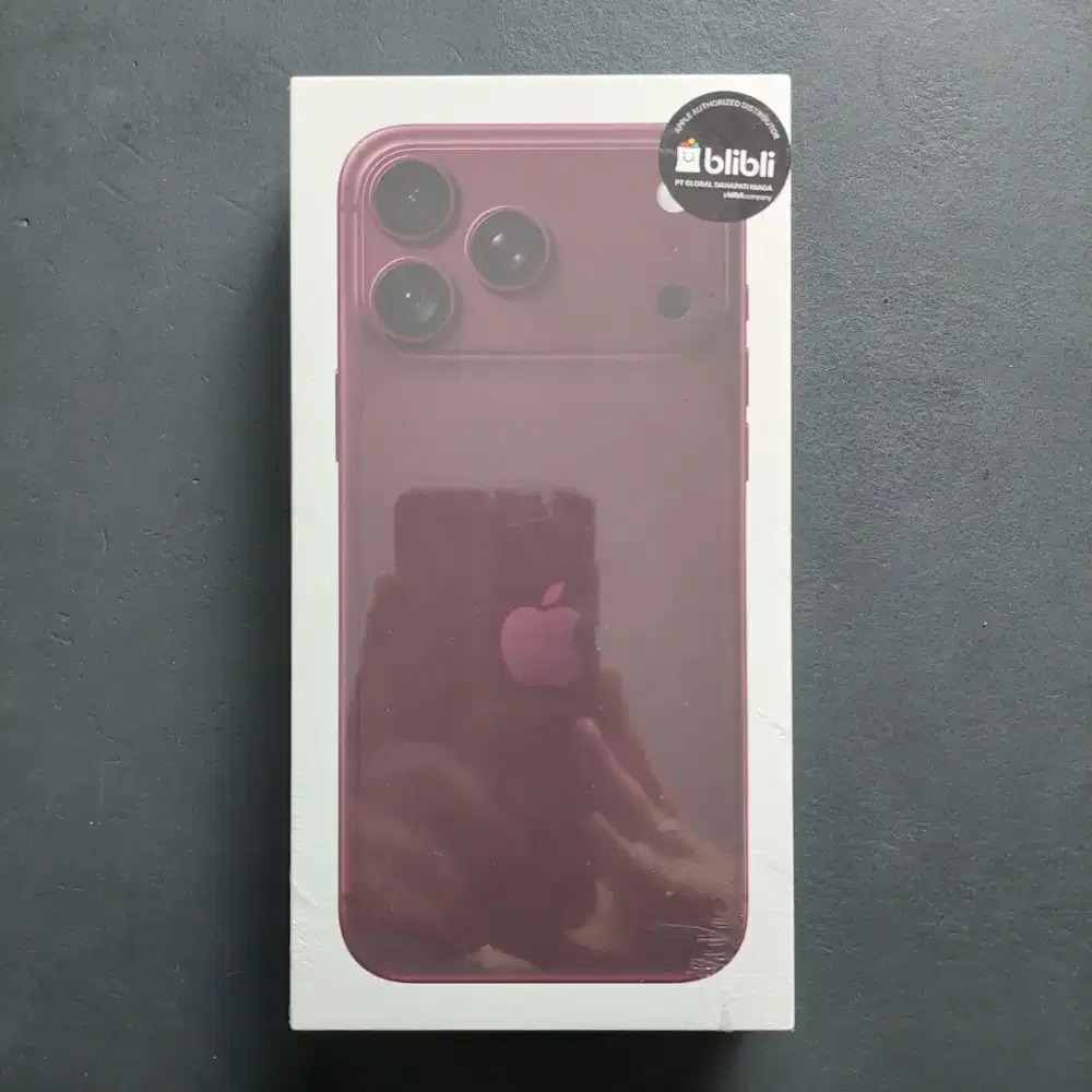 IPHONE 18 PRO MAX 1TB BURGUNDY GARANSI RESMI