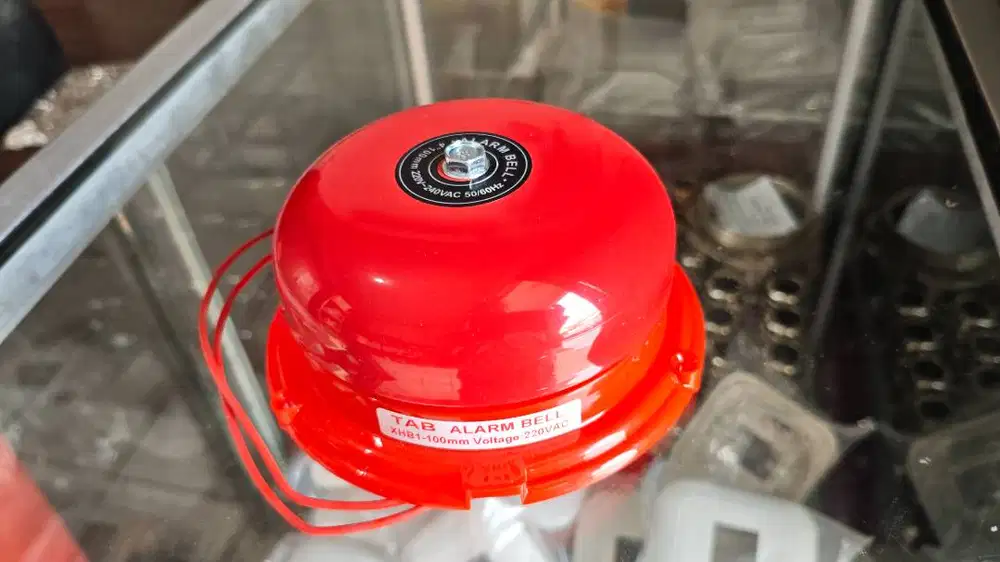 Round Bell Alarm 100 mm (4 Inch) Bel Listrik Suara Nyaring