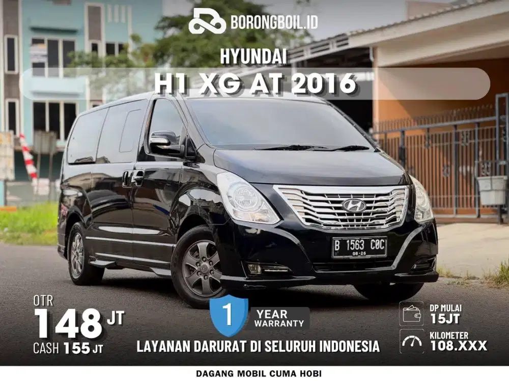 [ TERMURAH ] Hyundai H1 2.4 XG AT 2016 Hitam | Elgrand