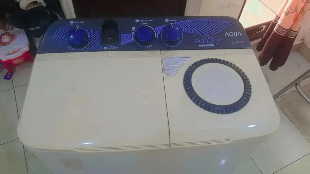 Mesin cuci Aqua 2 tabung