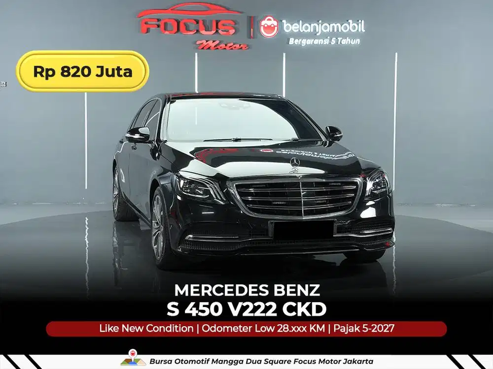 [ GARANSI 5THN ] Mercedes Benz Mercy S450 S 450 V222 AT 2018/2019/2020