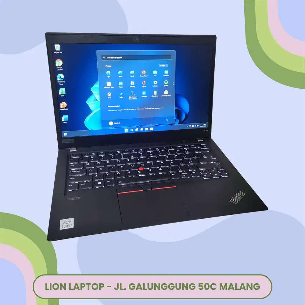 RAM 32GB Core i7 Gen 10 Slim SSD 256GB Lenovo Thinkpad T14S [16|10]