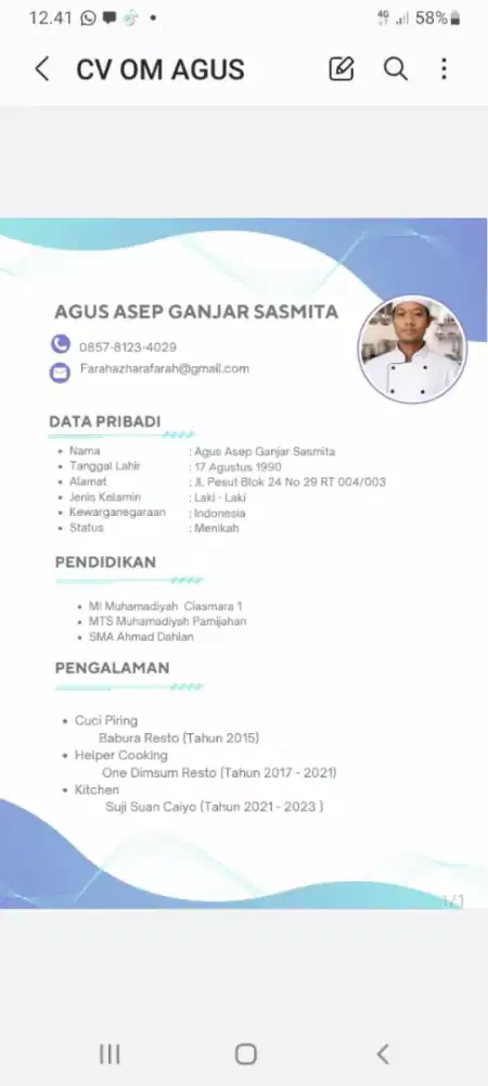 Cari pekerjaan restoran