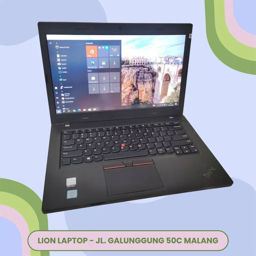 RAM 8GB Core i5 SSD Murah Lenovo Thinkpad L470 [16|10]