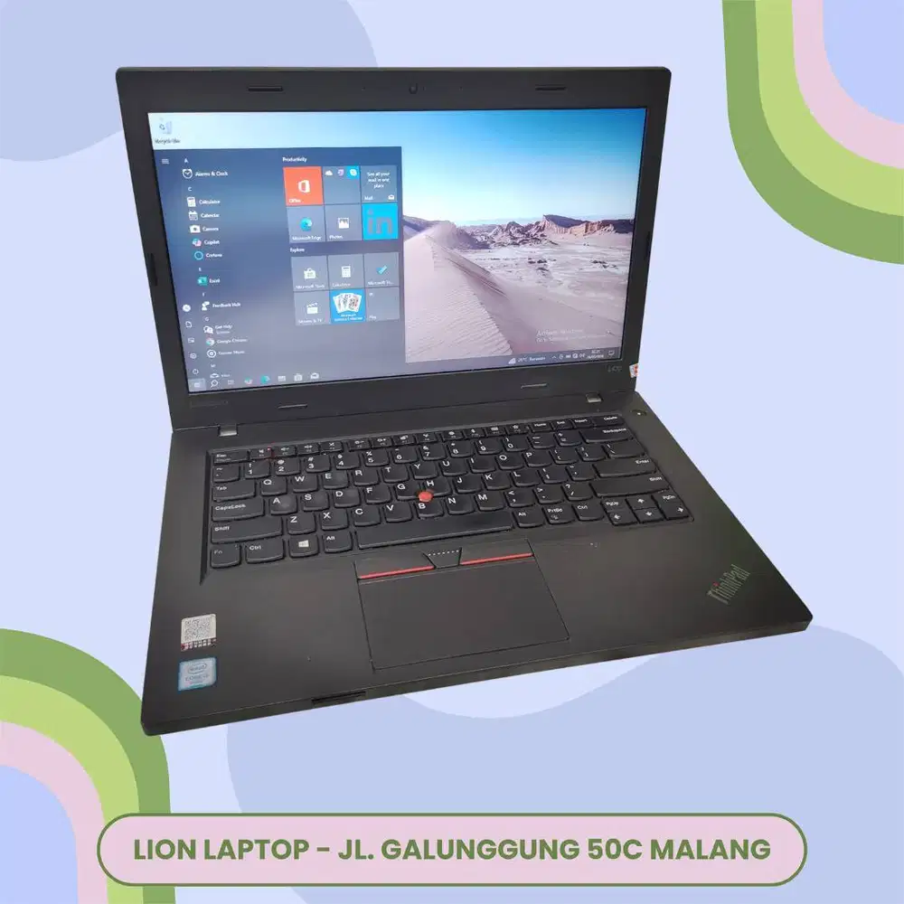 Double VGA Core i5 RAM 8 SSD Lenovo Thinkpad L470 [16|10]