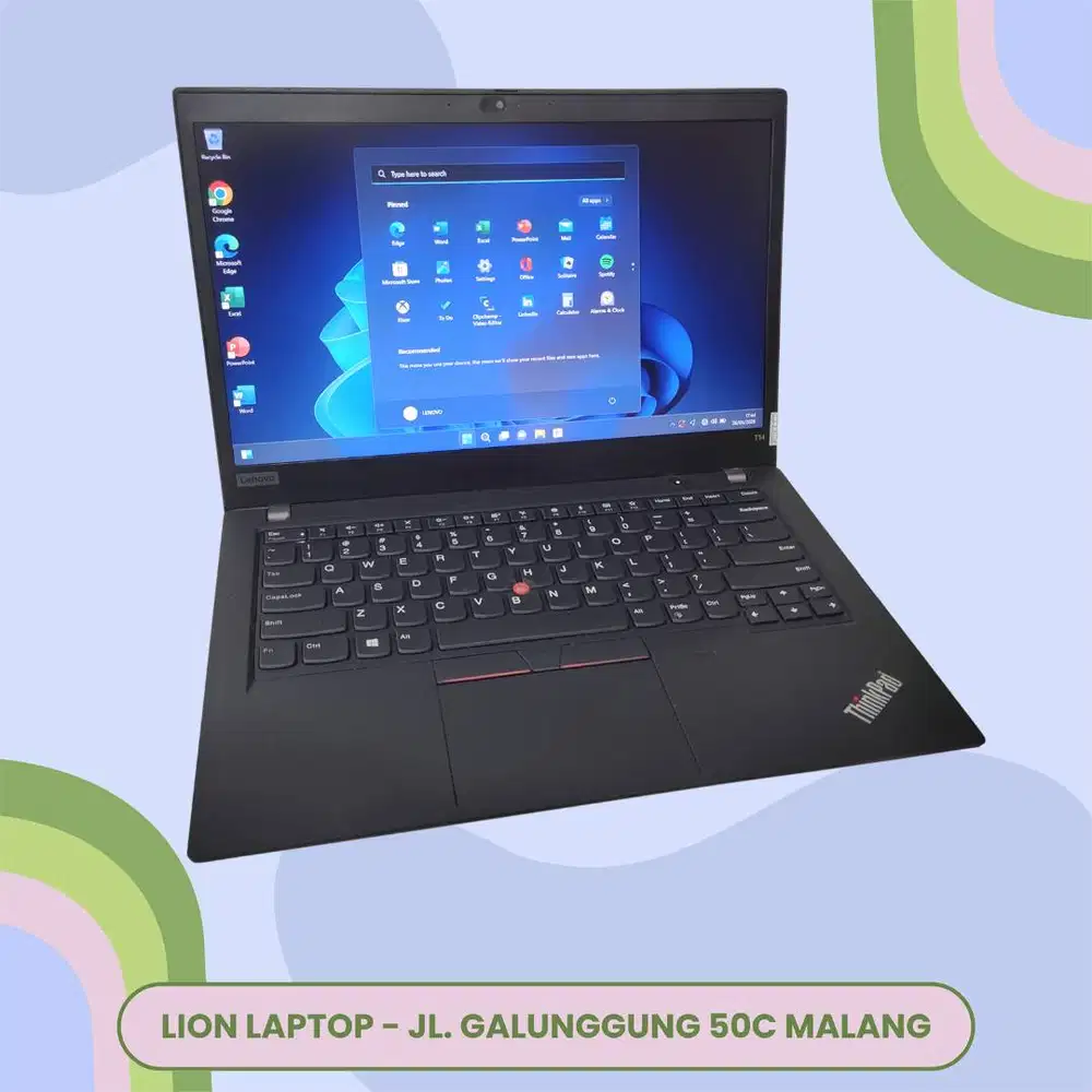 RAM 16GB Core i5 Gen 10 SSD 256GB Lenovo Thinkpad T14 gen 1 [16|10]