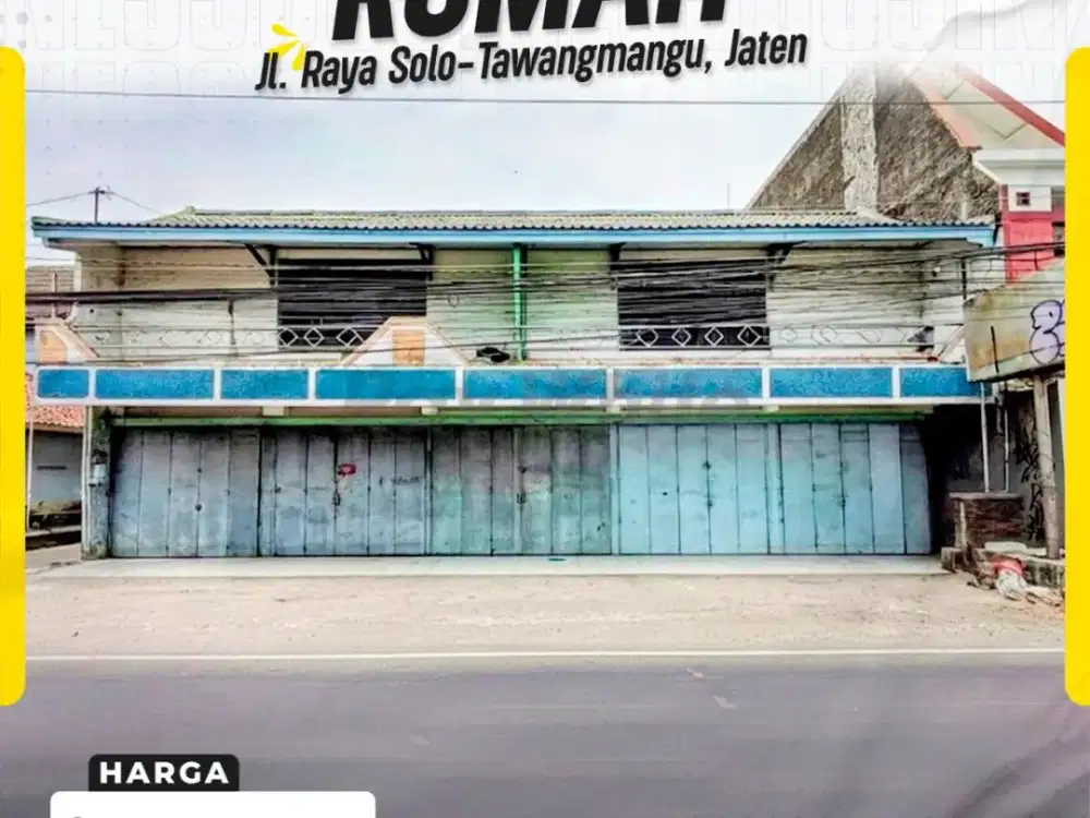Dijual Rumah Strategis di Jaten, Karanganyar