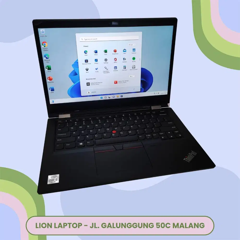 Core i3 Gen 10 Flip 360° Include Stylus Lenovo Thinkpad YOGA L13 [16|1