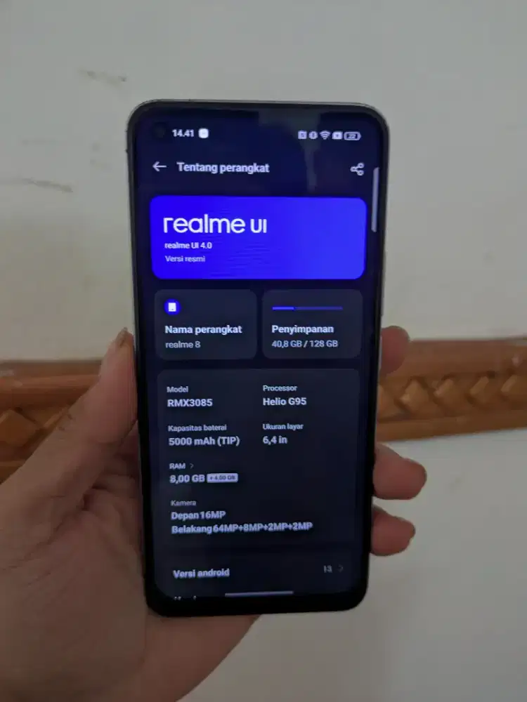 Realme 8 bekas 8/128