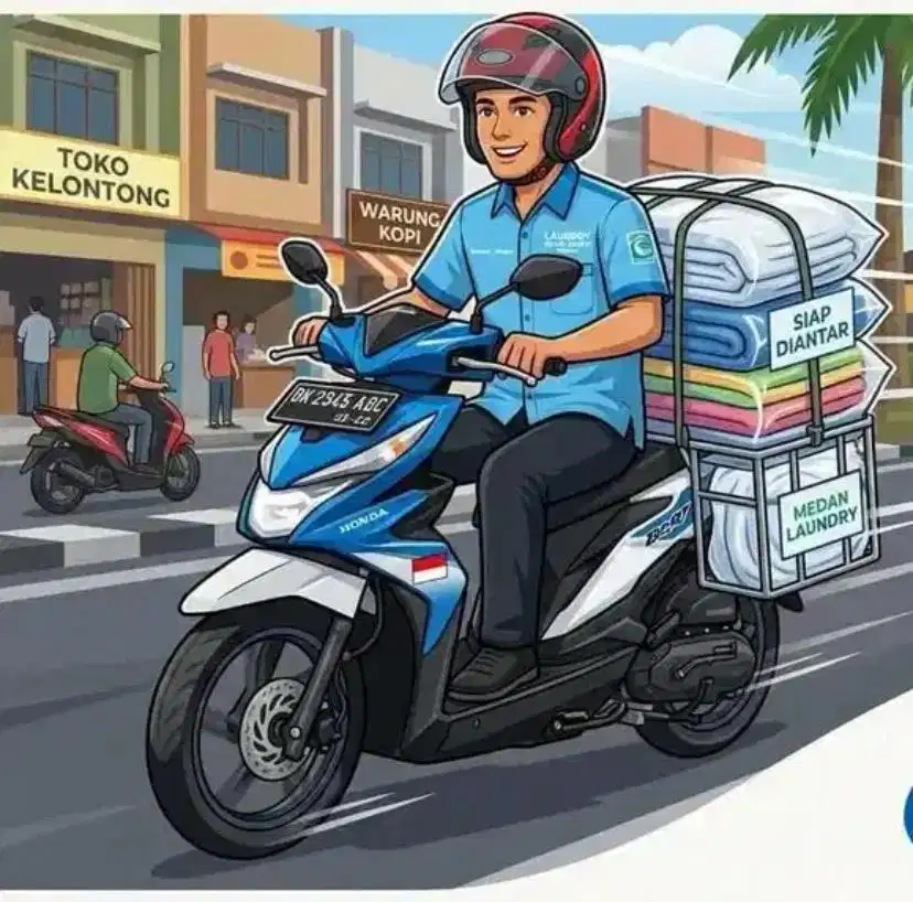 Kurir laundry dan paket