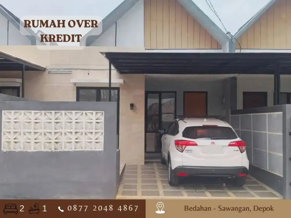 Rumah Over Kredit ccln 3jtaan di Bedahan Sawangan Depok dkt Tol