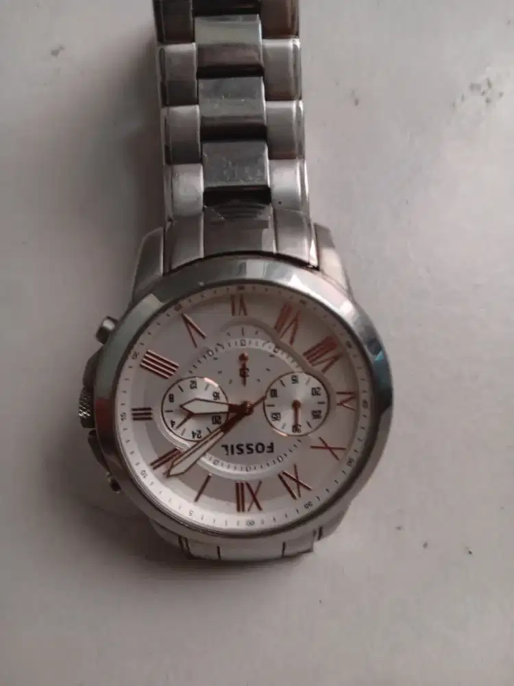 jam tangan fossil stainless