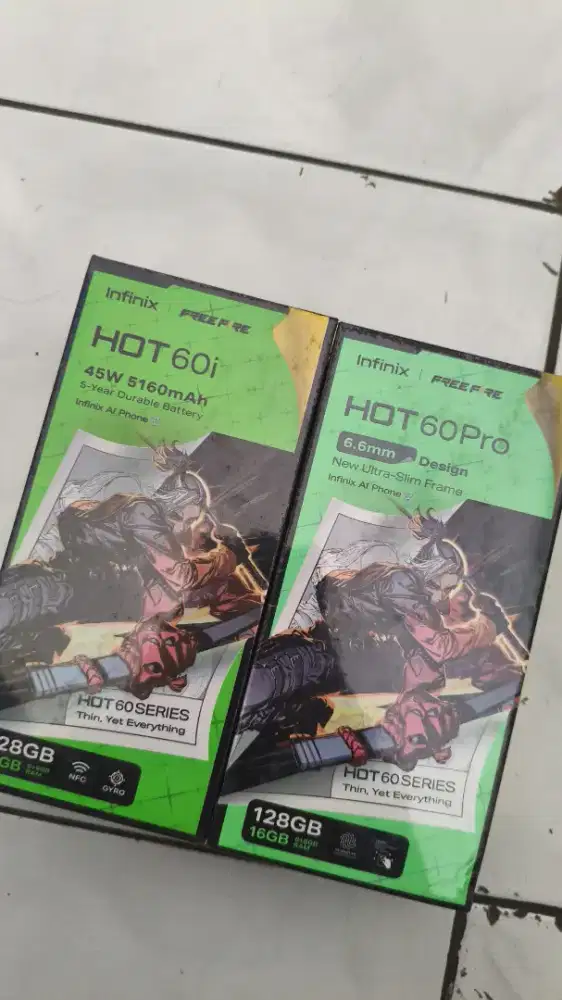Infinix hot 60i 6/128 garansi resmi 1thn