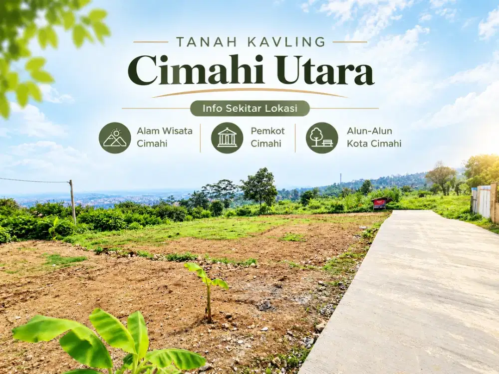 Hanya 500 Jutaan - Tanah Cipageran Asri, Cimahi