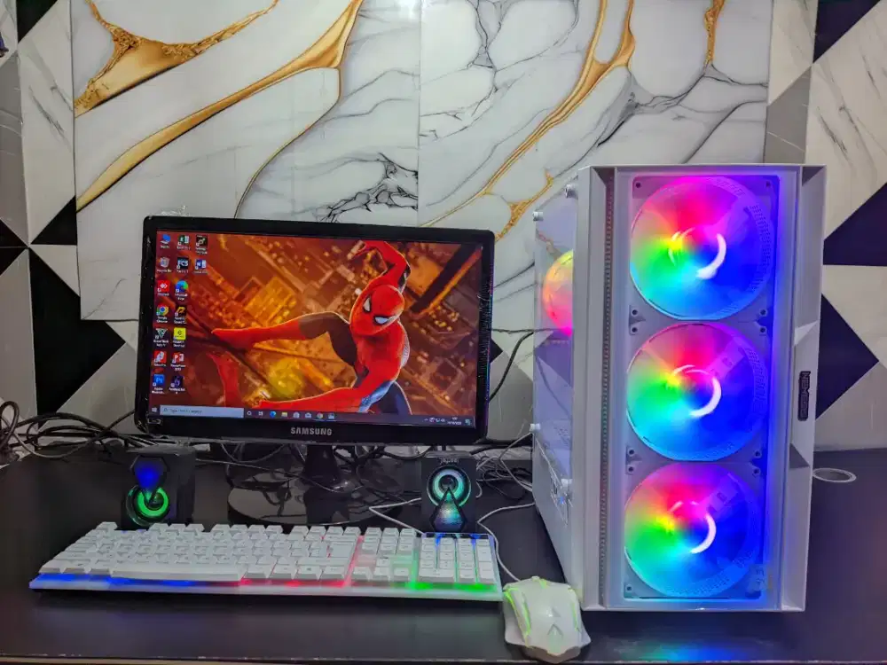 PC GAMING CORE I7 3770 ~RAM 16GB ~SSD 128GB ~RADEON 4GB ~ HARDISK 1TB