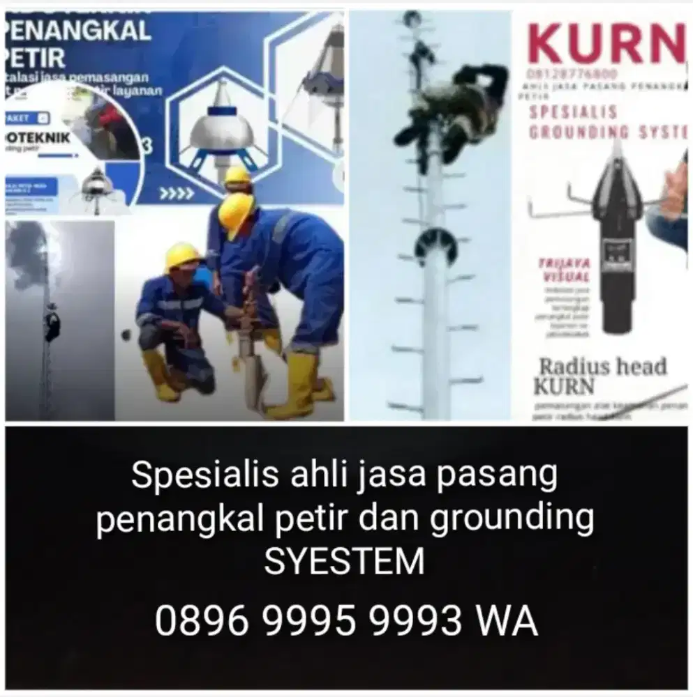 Agen layanan ahli jasa pasang penangkal petir Serpong BSD Ciputat