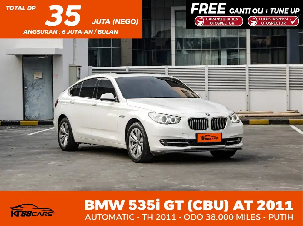 BMW 535i Luxury GT 2011 putih matic