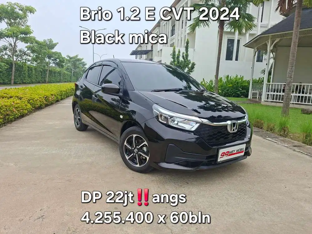 Dp 22jt‼️ Brio 1.2 E CVT 2024 Black brio e cvt 2023 agya cvt 2023