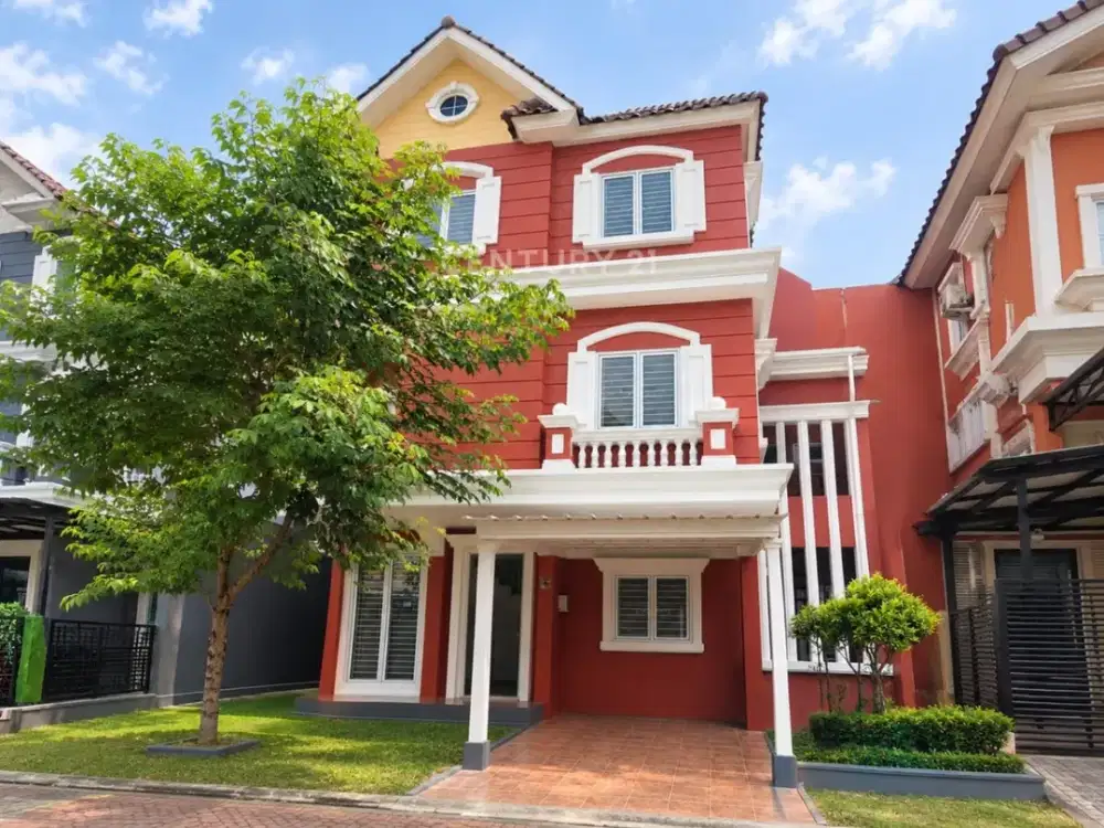 RUMAH 3 LANTAI DISEWAKAN  OMAHA CUMING GADING SERPONG