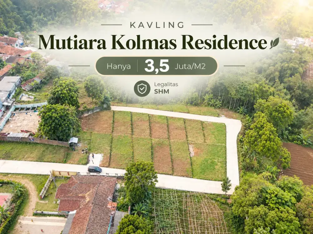 Mutiara Kolmas Residence - Tanah Kavling SHM, 400 Jutaan