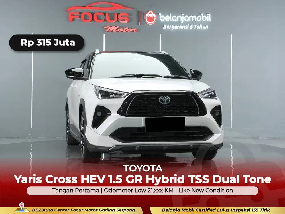 [GARANSI 5THN LOW KM] Toyota Yaris Cross GR Hybrid TSS 2022/2023/2024