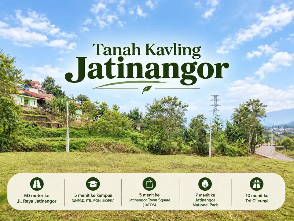 Dijual Tanah Kavling di Ring 1 Kampus Jatinangor - SHM