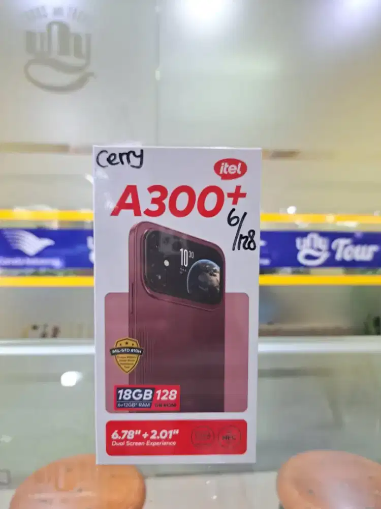 Itel A300 plus 6/128 layar dobel ungu purple deep Cherry