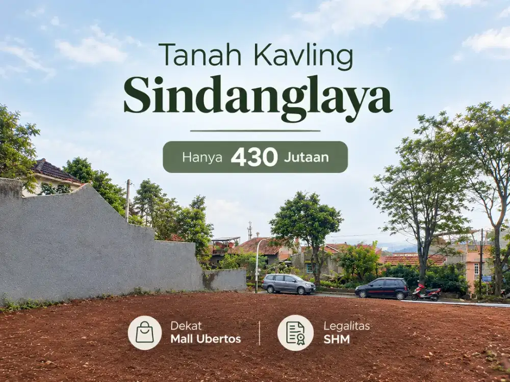 Tanah Kavling Dekat Arcamanik, Sindanglaya - Bandung Timur
